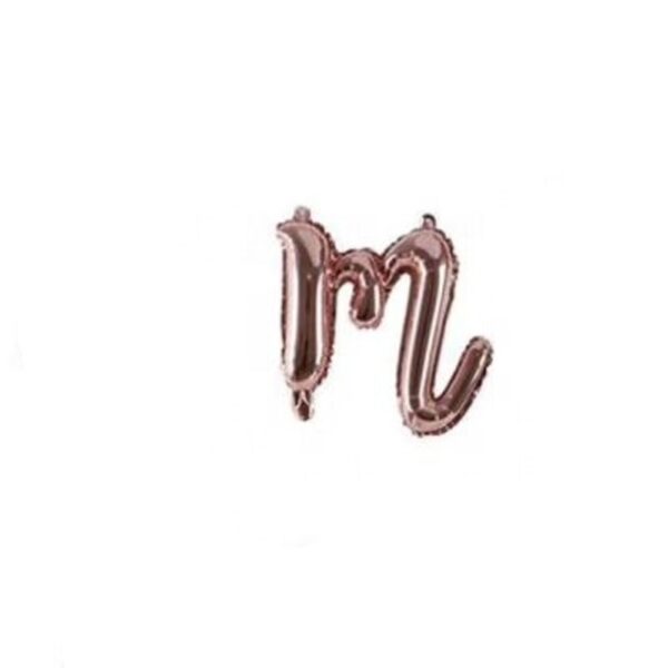 Script Letter Foil Balloons Gold - Image 65