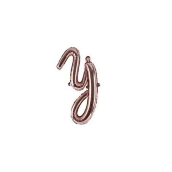 Script Letter Foil Balloons Gold - Image 77