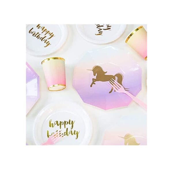 Unicorn Party Tableware Set - Image 2