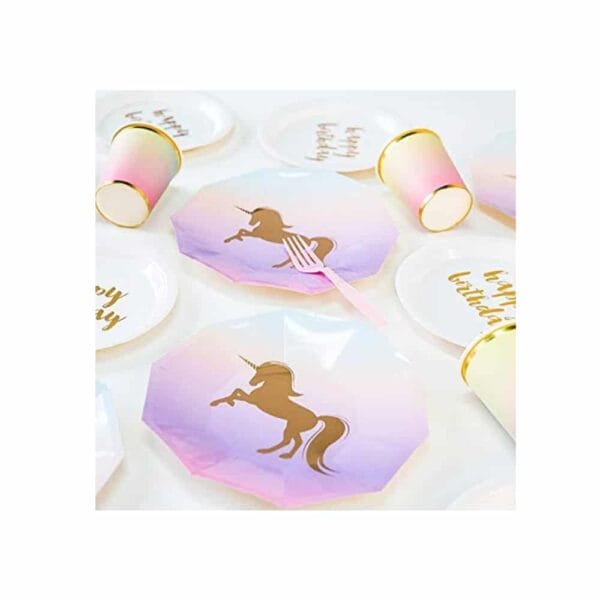 Unicorn Party Tableware Set - Image 4