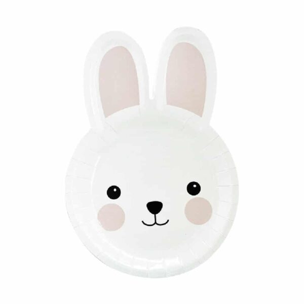 Bunny Plates- Pack of 8