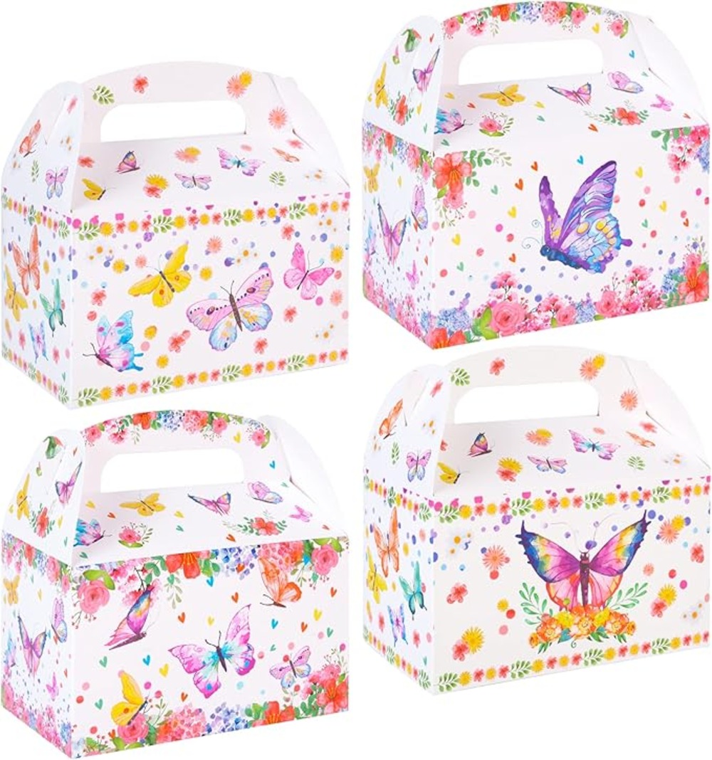 Butterfly Party Favor Treat Boxes: Perfect for Butterfly-Themed Birthdays and Baby Showers