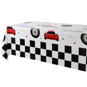 Racing Car Theme Party Plastic Table Cover Boys Birthday Party Decorations Supplies
