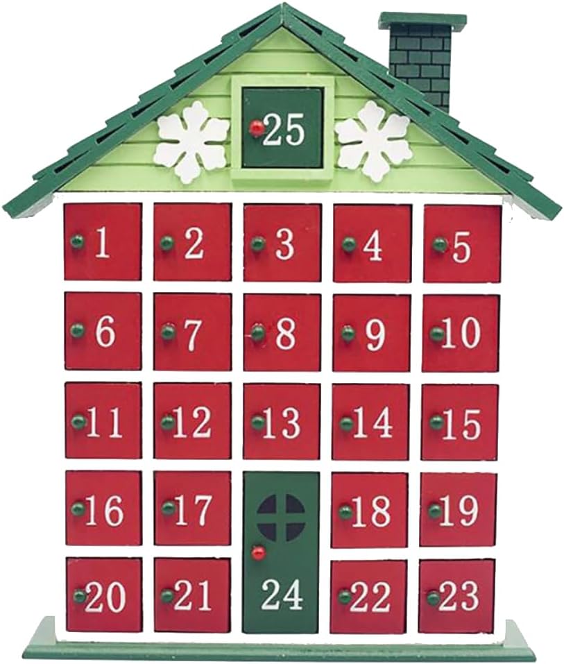 Green House 25 Day DIY Christmas Tree Advent Calendar