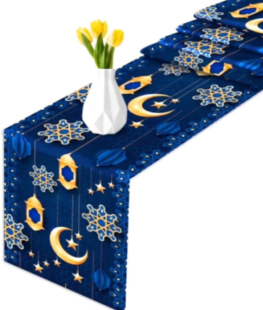 Ramadan Mubarak Party Table Runner