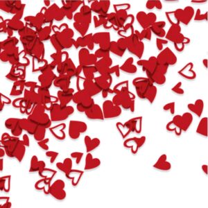 Red Heart Valentine Confetti