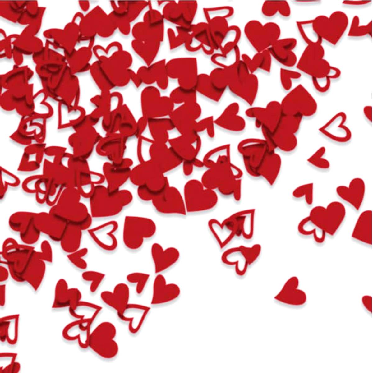 Red Heart Valentine Confetti