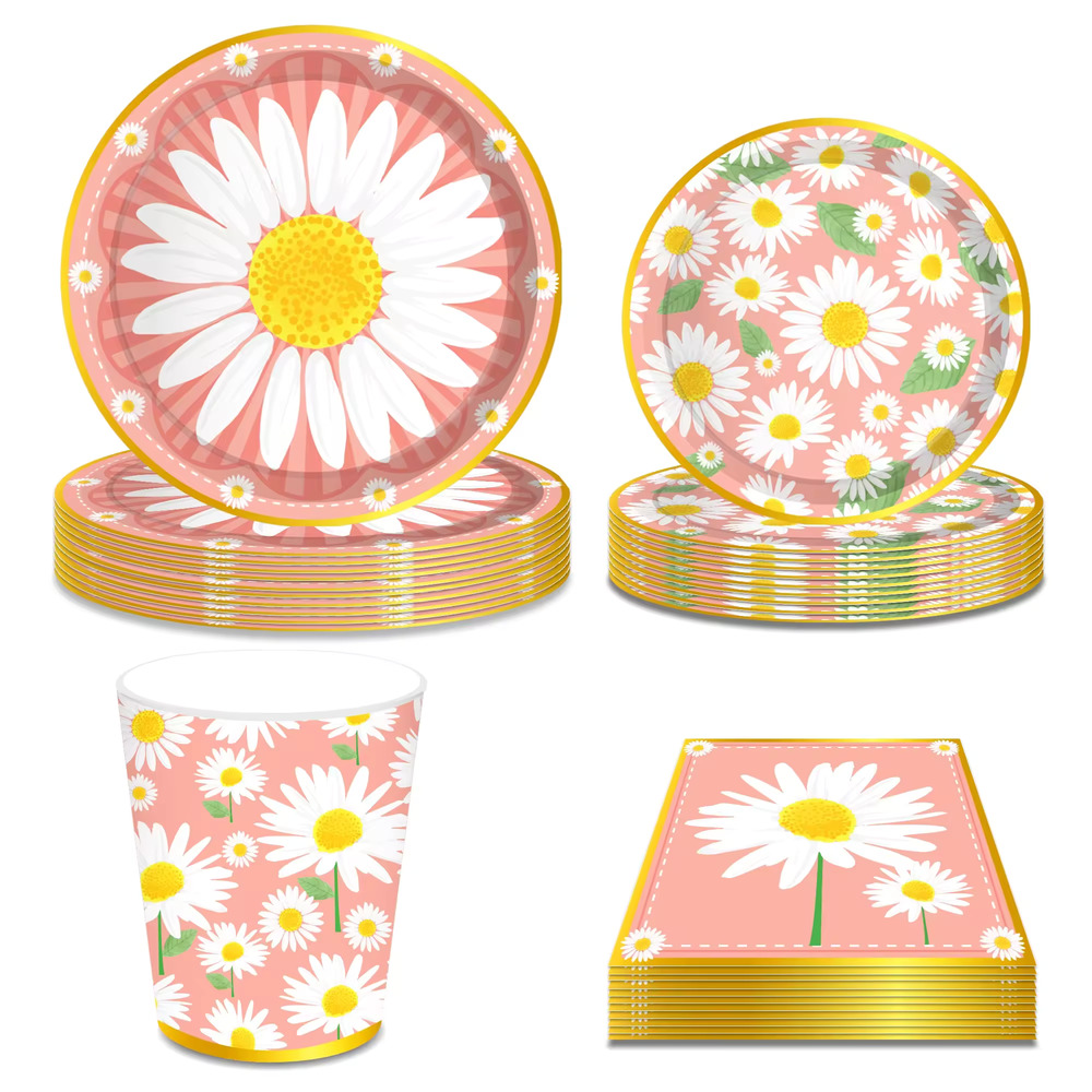 Daisy Floral Tableware Set