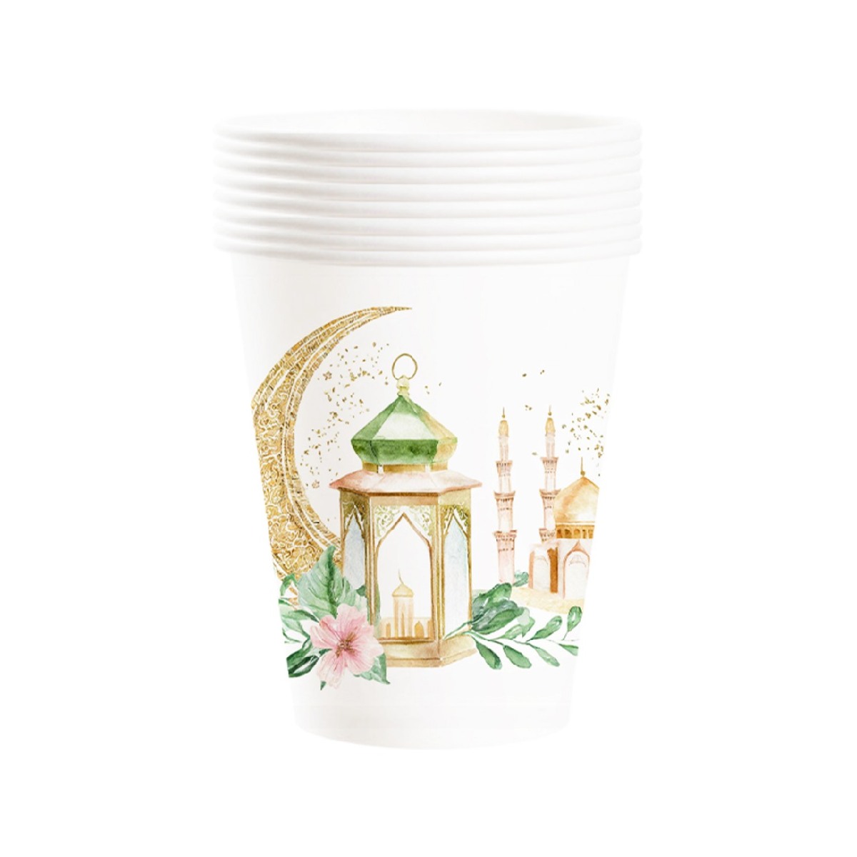 Islamic Party Paper Cups – Pack of 8